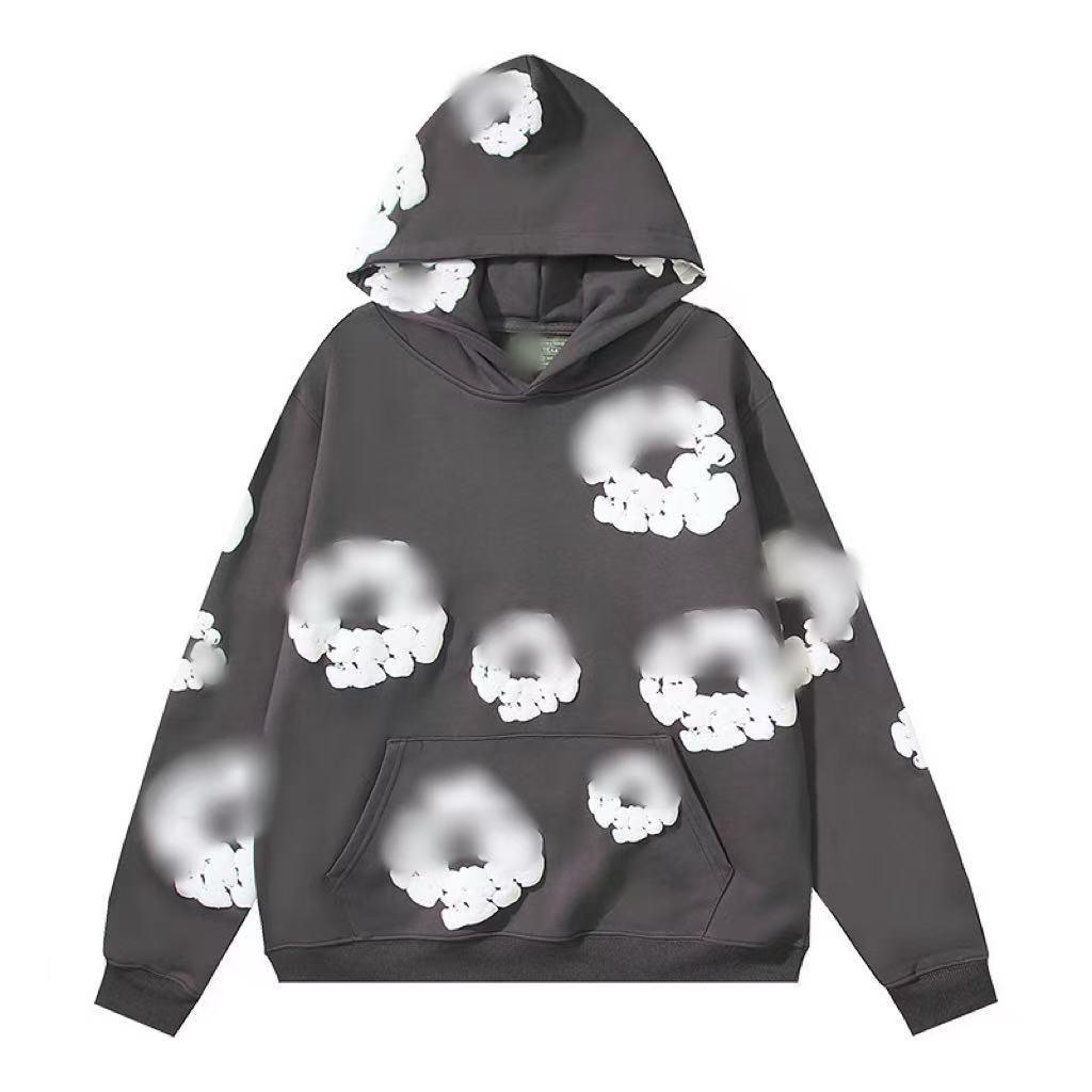 Unisex Amerikanischer Hip-Hop-Trend Kapok-Schaumstoff-Druck Lässiger Hoodie