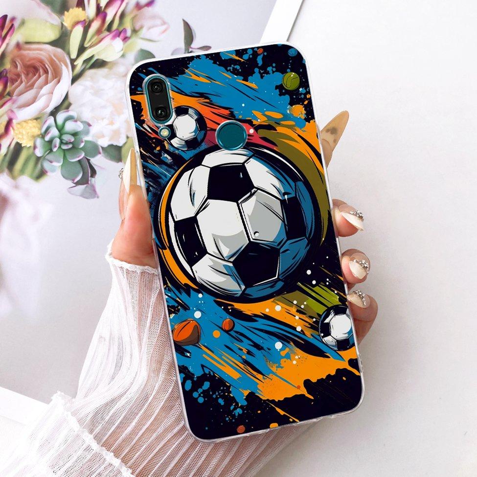 For Huawei Y9 2019 Case Cover Transparent Cute Cat Fashion Butterfly Funny Painted Casing For Huawei JKM-LX1 JKM-LX2 JKM-LX3