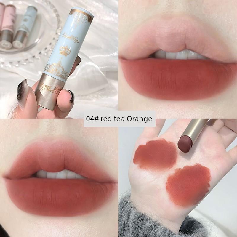 Bare Door New Life ~ Low Saturation Nude Brown Lipstick Angel Solid Lip Mud Stick Velvet Matte White Lipstick