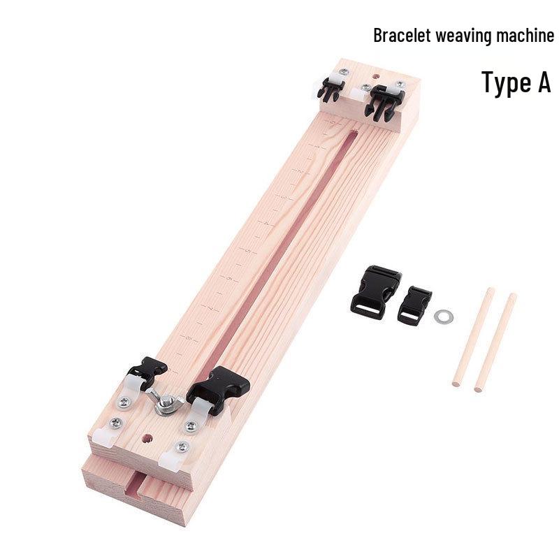 

Paracord Bracelet Weaving Set with Wood Frame and Steel Needle