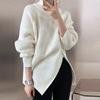 Rollkragenpullover Mantel Herbst und Winter Locker gestrickter Pullover