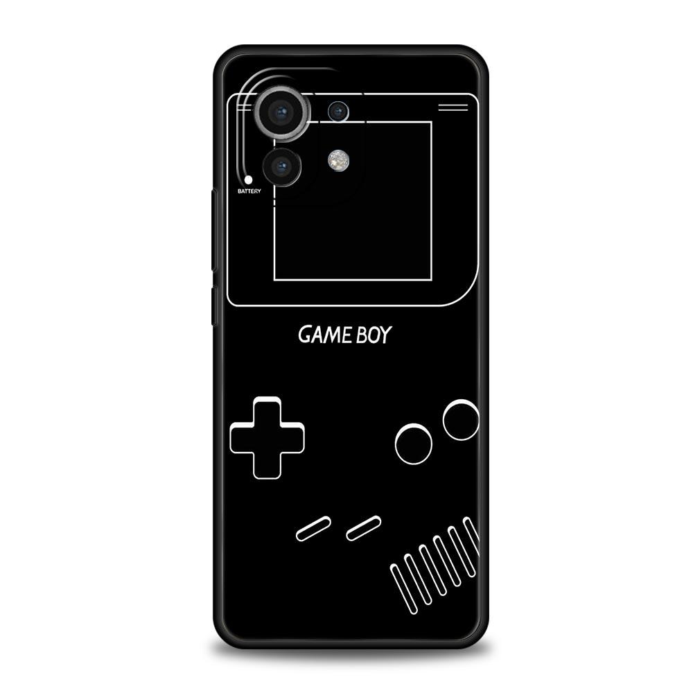 Gameboy Boy Oyunu Lüks Telefon Kılıfı Xiaomi 14 13T 12T Pro 12 13 11 Ultra Mi Note 10 Lite 10T 5G 11X Pro 11T 11i 9T Yumuşak Kapak