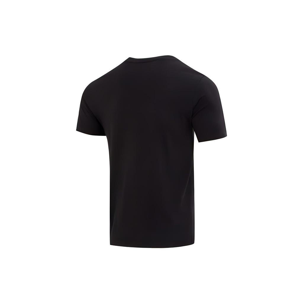 Puma Pánské tričko s krátkým rukávem a kulatým výstřihem s potiskem loga značky Rainbow Černé 676671-01