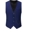 Nieuwe veelkleurige modieuze prom party vest heren formele retro vest mouwloze riem accessoires effen kleur zakelijke vest heren