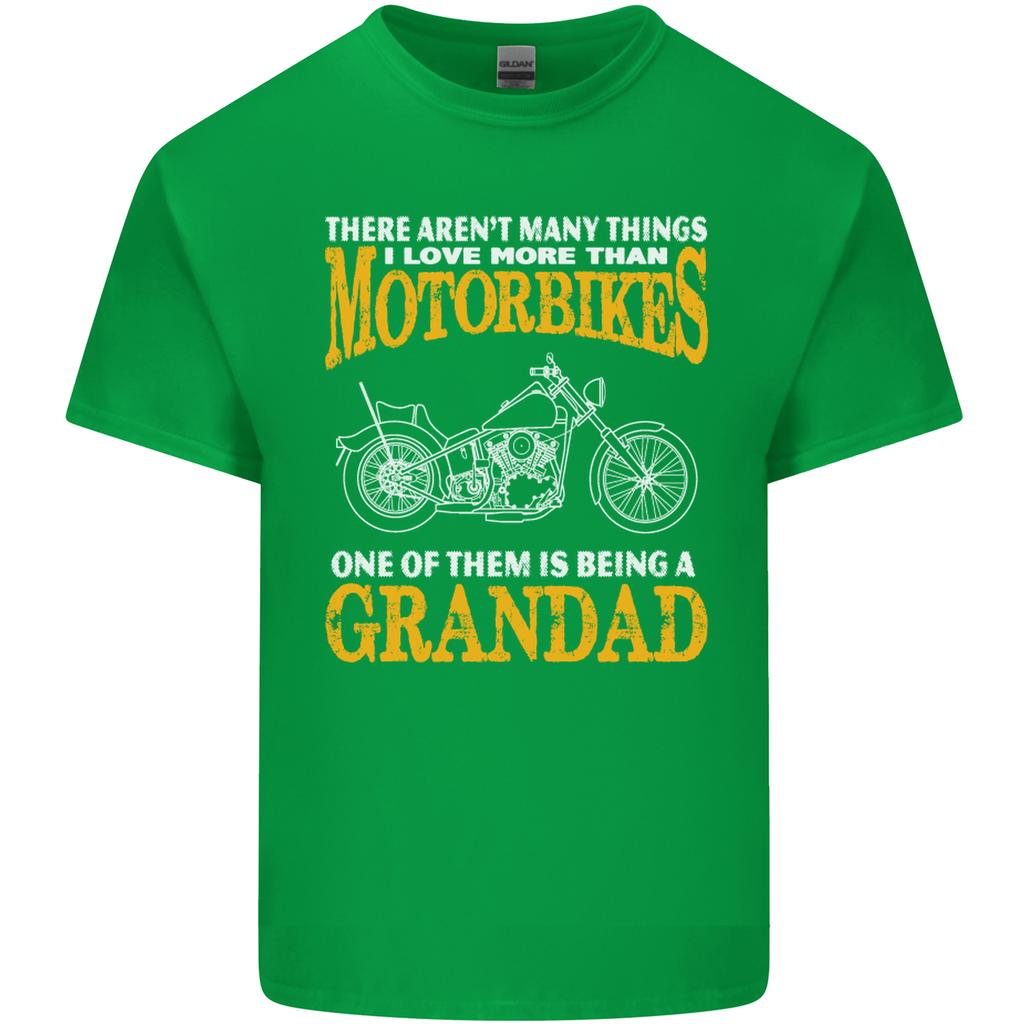 Being a Grandad Biker Motorcycle Motorbike Unisexs Light Cotton TShirt