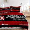 Umbrella Corp Master Key Print 3Pcs Bedding Setduvet Cover With 2 Bedropillowcase Home Birthday Gift