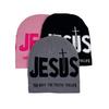 Jesus Cross Pattern Wool Hat With Windproof And Insulating Features For Cold Seasons