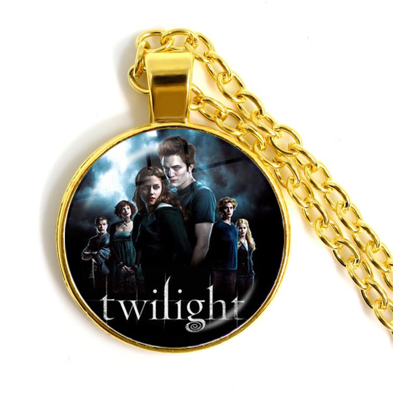 Nieuwe Twilight Film Bella Edward Jacob Renesmee Karakter Glazen Cabochon Hanger Ketting Handgemaakte Sieraden Kettingen