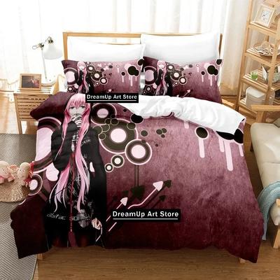 Anime Vocaloid Bedding Set Quilt Cover Bed Cover with Pillowcase Twin Single Queen King Size Boys Adult Home Textile