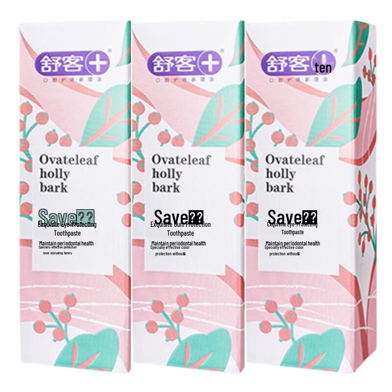 

Shuke Jiu Bi Ying Gum Care Toothpaste, 120g x 3 Pack