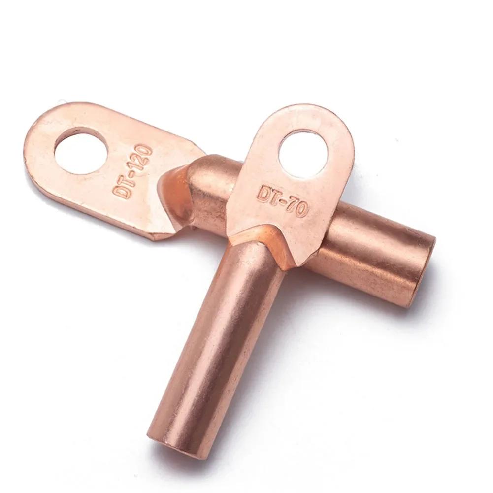 10pcs DT Series 10/16/25/35mm Wire Crimp Connectors Auto Cable Copper Crimp Terminal Easy Installation