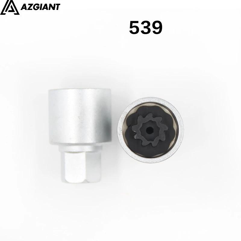 1 Τεμάχιο Εργαλείο Αφαίρεσης Αντικλεπτικής Βίδας Ελαστικού Αυτοκινήτου Μανίκι Κλειδιού Για Volkswagen Beetle Polo Golf Jetta Passat CC Tiguan Εργαλεία Επισκευής