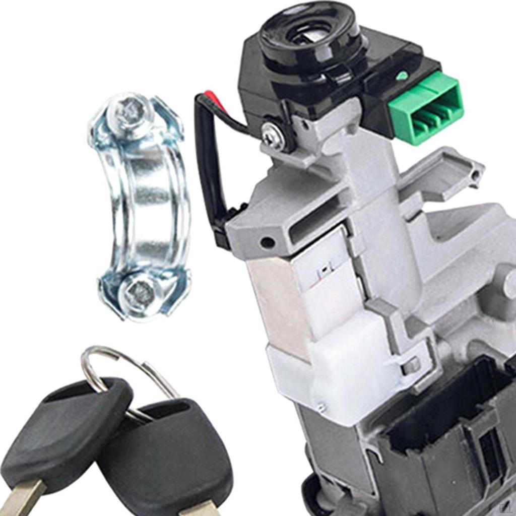 Ignition Switch Lock Cylinder Practical Parts with 2 Keys Accessory for