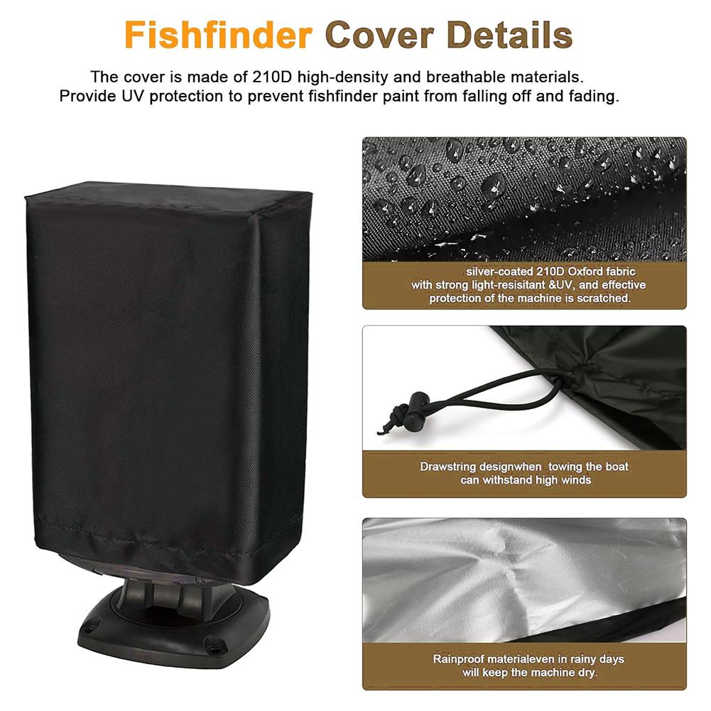 1PC Fish Finder Cover 25*8.2*14cm For GARMIN For HUMMINBIRD 3-4 Inch Models And For GARMIN Striker 44cv Protection Covers China Mainland