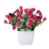 Artificial Flower Bonsai Plastic Small Tree Pot Home Table Garden Decor Prop