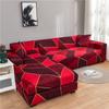 Geometric Elastic Sofa Cover Slipcovers L-Shaped Corner Sofa Couch Cover Armchair Sofa Cover 1/2/3/4 Seater for Living Room 1PC