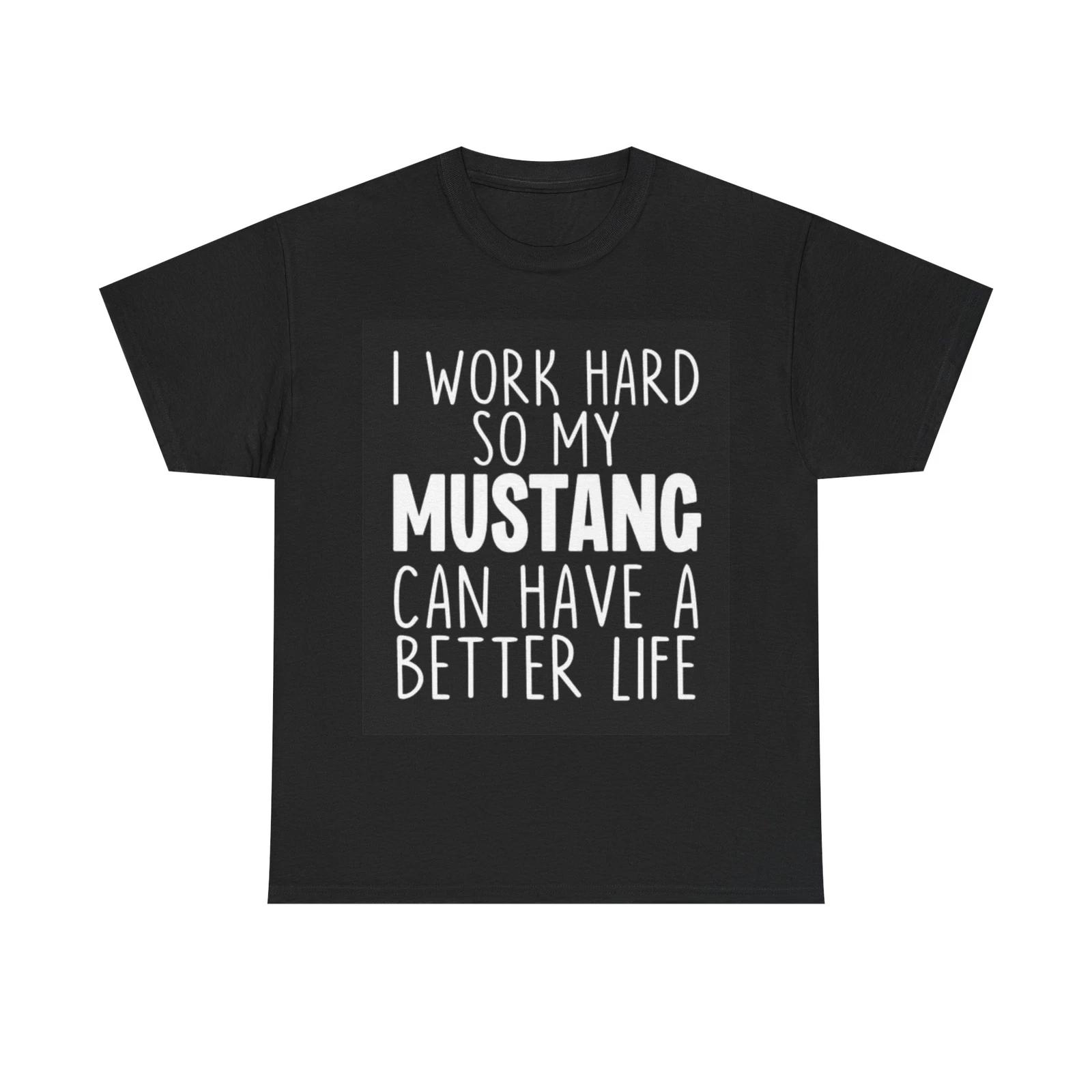Men s and Women s T-shirts Ford Mustang XL