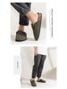 Unisex Plus-Size European Style Closed-Toe Slippers with Thick Sole for Outdoor Wear