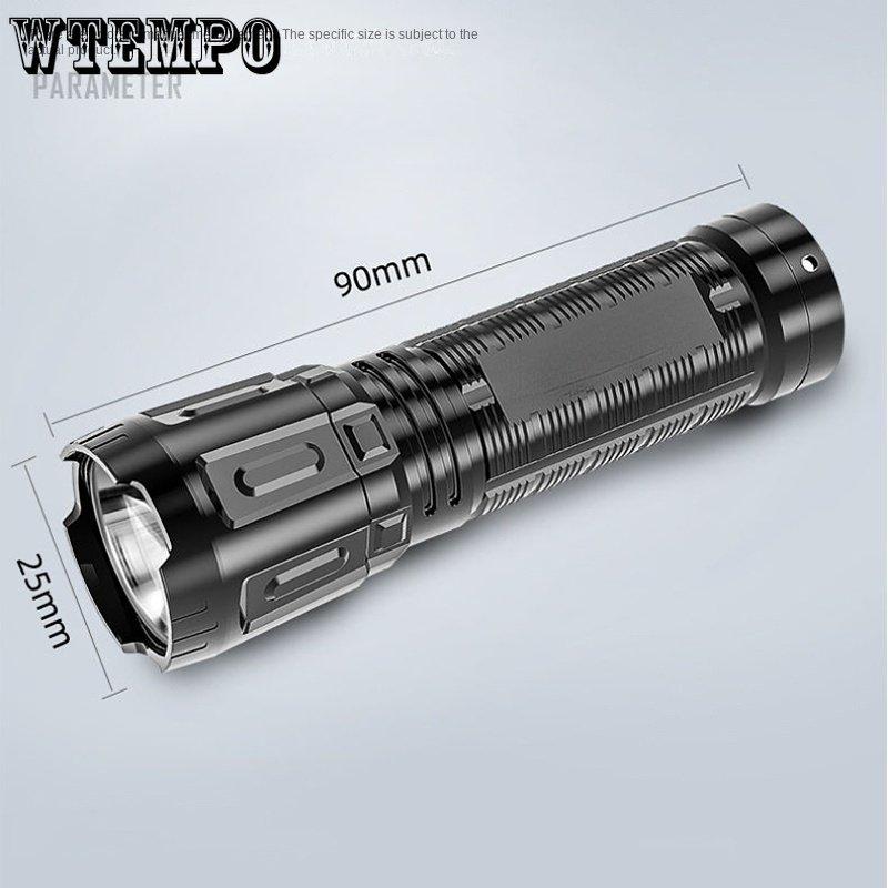 Strong Light Torch ABS Outdoor Portable Led Home Emergency Mini Small Torch Electric Camping Waterproof Searchlight