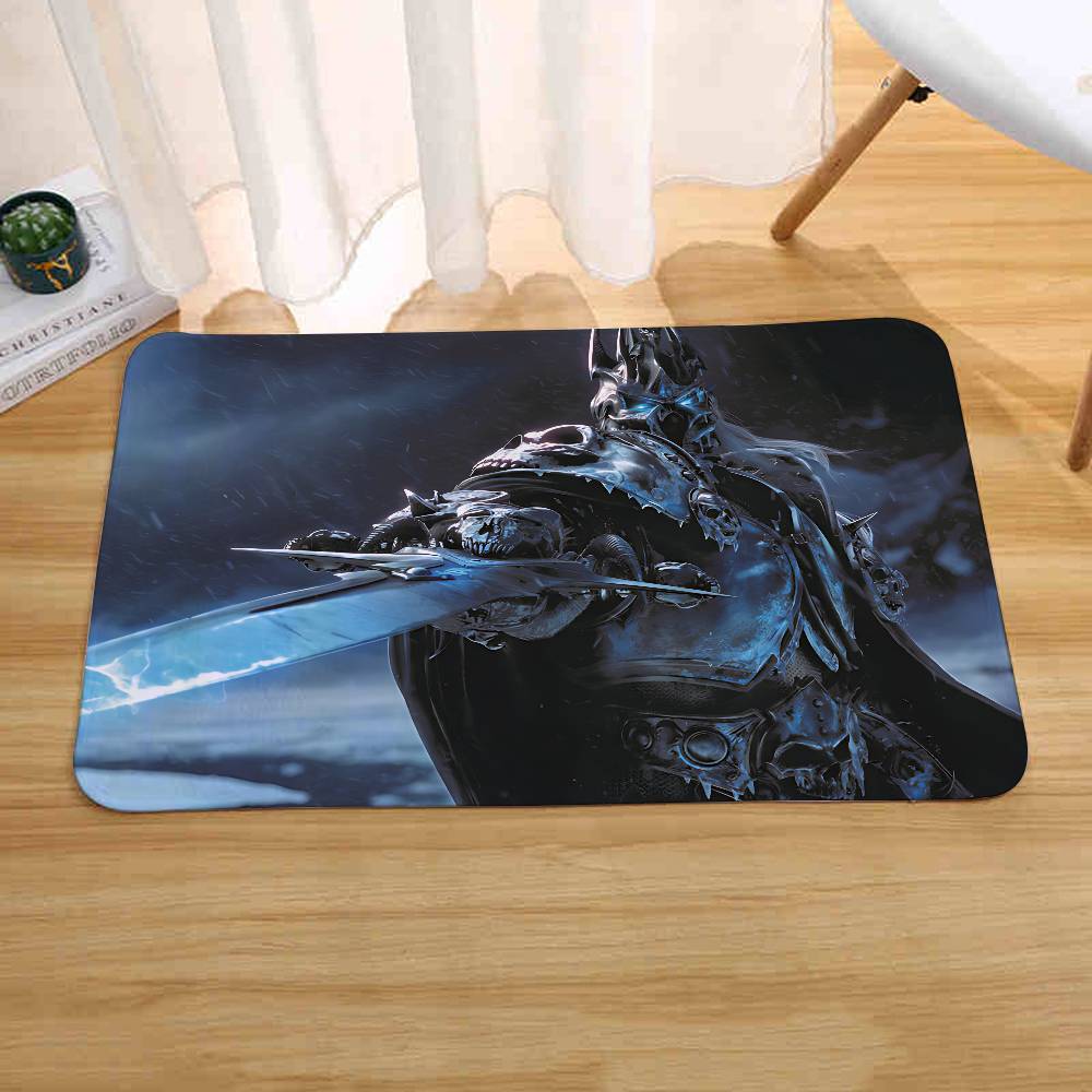 Game W-World-S Of Warcraft-S Floor Mat Living Room Rug For Bedroom Welcome Mat Outdoor Rug