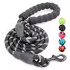 Reflective Nylon Dog Leash - Durable Round Rope for Medium & Large Dogs