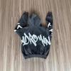Unisex Übergroßer Kapuzenpullover Mit 3D Digitaldruck Lockerer Schnitt Reißverschluss Streetwear Freizeitkleidung