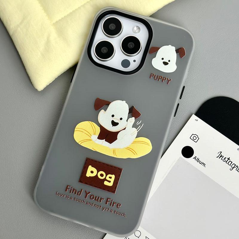 Zhitai Jelly Skin Case for iPhone 11/12/14 Pro Max & 15 Pro – Cartoon Design