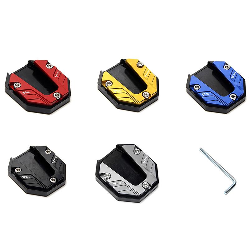 Extensie Suport Lateral Motocicletă Bicicletă din Aliaj de Aluminiu Suport Picior Lateral Extensie Picior Pad Picior Cu Suport Șurubelniță Placă Accesorii Motocicletă