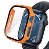 Gehärtetes Glas+Hülle für Apple Watch 11 10 46mm 42mm 9 8 7 PC Stoßfänger Displayschutz Hülle iWatch Serie 6 5 4SE 44mm 40mm 41 45 7