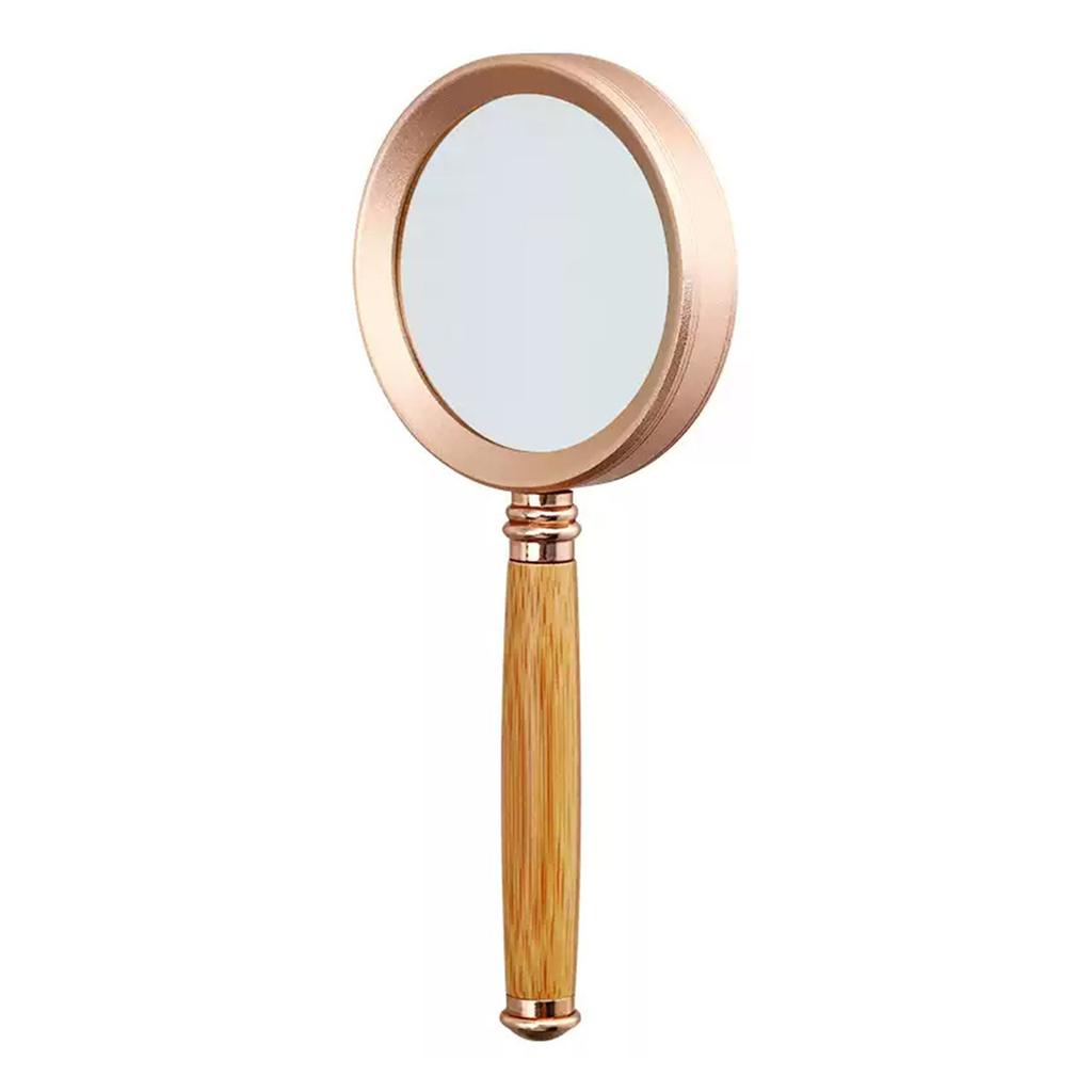 Lente d'ingrandimento portatile leggera con lente in vetro e telaio in alluminio, ideale per compiti precisi, visualizzazione dettagliata ed esame.