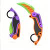 1/2Pcs Foldable Claw Fidget Toy 3D Printed Portable Edc Stress Relief Toy For Adults Anxiety Adhd Focus Decompression Toy Gift
