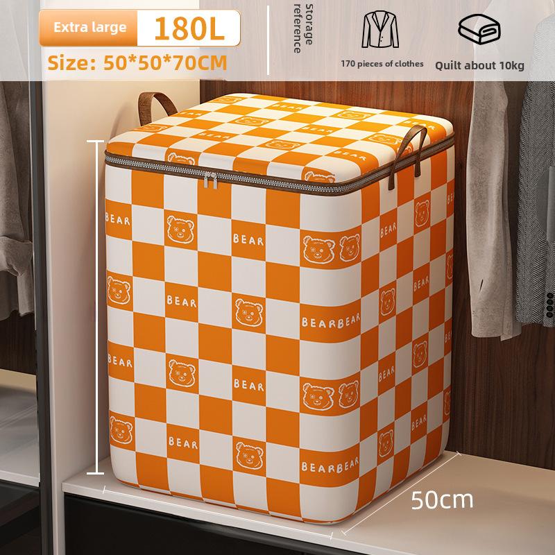 Large Quilt Storage Bags, Thickened Clothes Storage Bags with Zipper, Foldable Storage Containers for Moving, Bedding, Comforters, Blankets