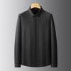 Dibinze Men's Plus Size Non-Iron Stretch Vertical Stripe Casual Shirt