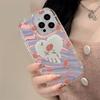 Zhitai 16Pro iPhone 15 Case for Women - Compatible with iPhone 12, 13, 14, 11 - Glare Film & Phantom Shell