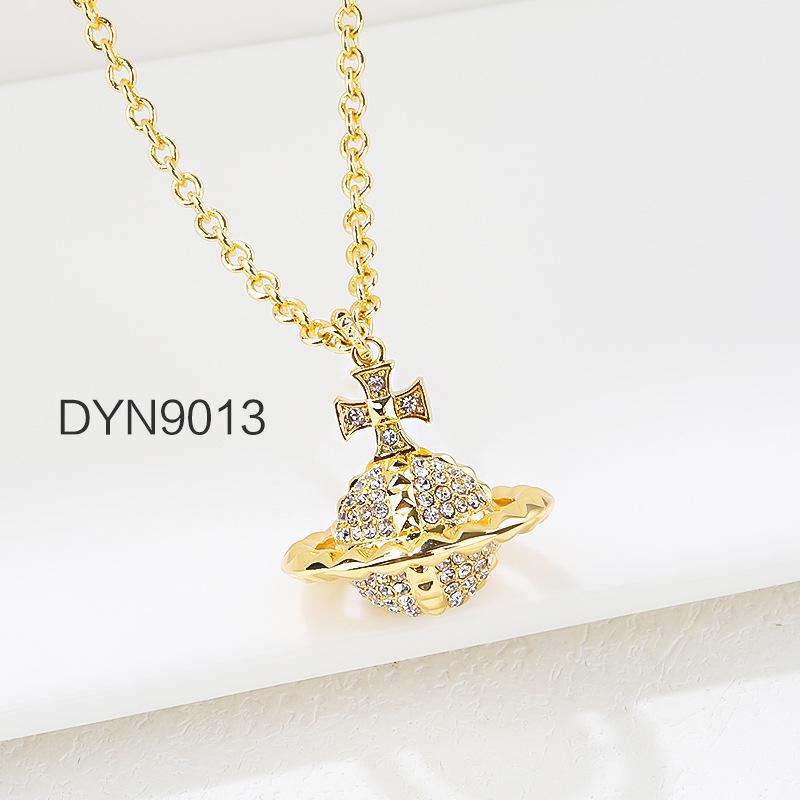 

Імператриця Довагер Цисі Сатурн Версія Хай Мідне Намисто - Європейський та Американський Стиль Стрази Ключична Ювелірна Прикраса для Жінок Copper