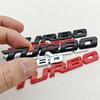 Car Sticker Turbocharged Turbo ABS 3D Badge Car Modification Accessories Rear Marking Side Marking Decorative Car-Sticker