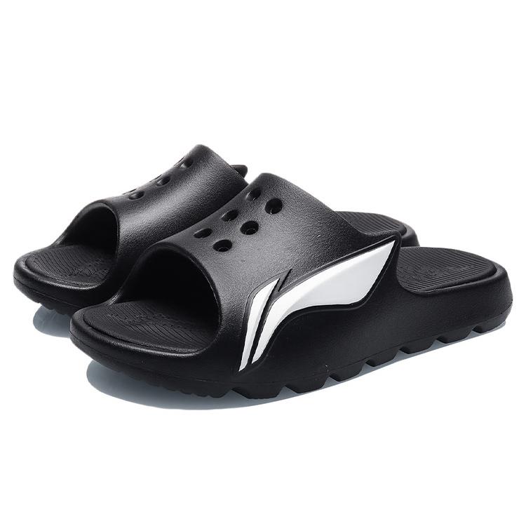 Li Ning EVA Quiet Slide Slippers Women's Black ABTR006-2