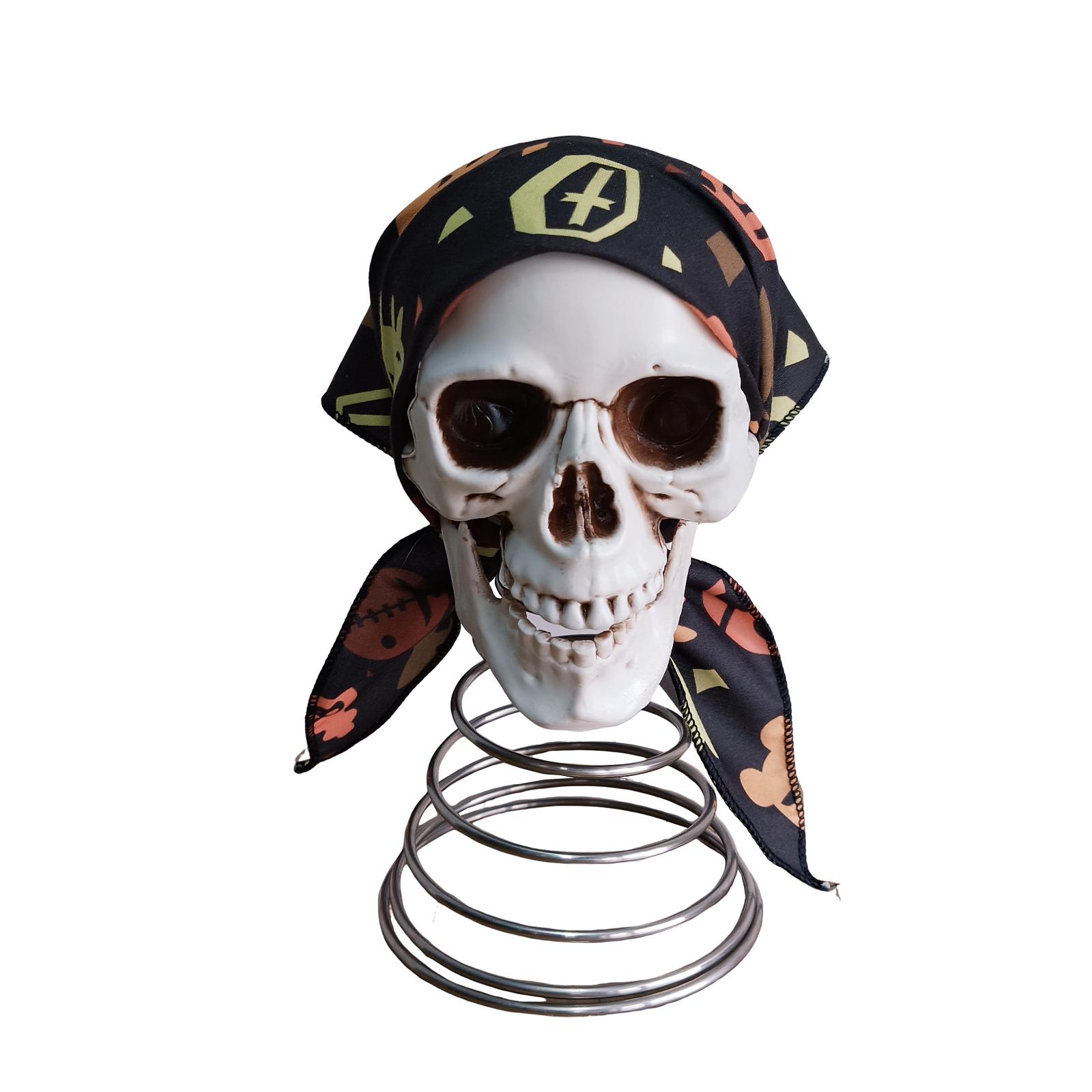 

Готическая весенняя верхушка для дерева с черепами, украшение для вечеринки на Хэллоуин и праздничное настольное украшение One Size