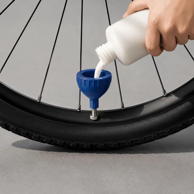 3D Funnel Tire Valve Funnel Refill Funnel for Bike Tyre Air Nozzle Filling Tool Tubeless Bicycle Inflation Auxiliary Accessory