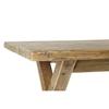 Table de salle à manger - Bois recyclé - 220x220 cm - 8 places - Design alpin intemporel