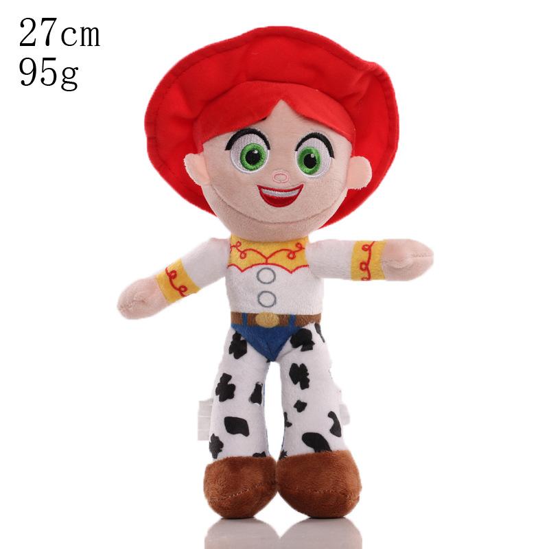 23cm Cute Woody Buzz Lightyear Plush Toy Lovely Stuffed Anime Jessie Plushies Pendant Cartoon Doll Home Decor Xmas Gift