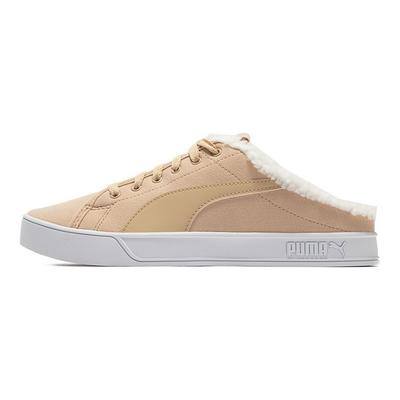 Bari Mule Sherpa Fabric Slip-On Durabil Low-Top Pantofi de Skate Adidași Unisex Tan 375953-04