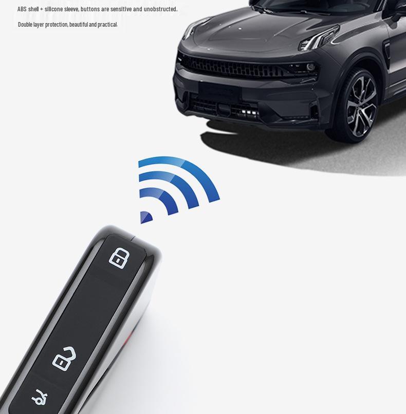 Lynk & Co Modische Schlüsselhülle: Stilvolle Autoschlüsseltasche mit Schnallendesign zur Schlüsselmodifikation und personalisierten Dekoration