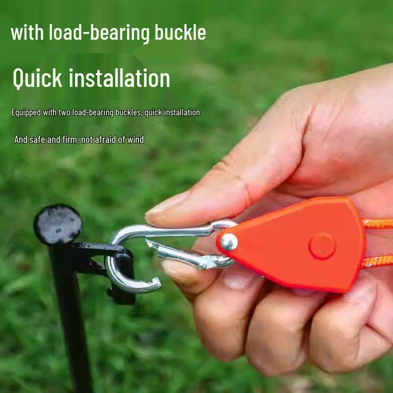 

Adjustable Windproof Tent Rope Pulley for Camping