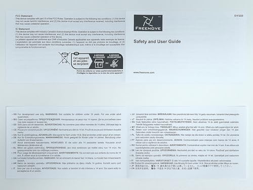 Freenove Robot Ant Kit (Compatible with Arduino IDE), Dot Matrix Expression, Ultrasonic Obstacle Avoidance, Colorful Lights, App, STEM Projects
