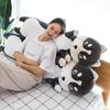 Long Husky Plush Toys Cartoon Sleeping Cushion Dolls Stuffed Soft Animal Dog Pillow for Children Girls Gifts