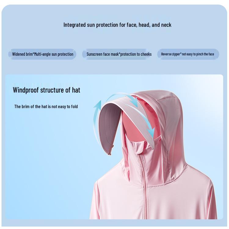 Women's Plus Size UV Protection Ice Silk Summer Jacket - 200 Jin Chubby MM Style