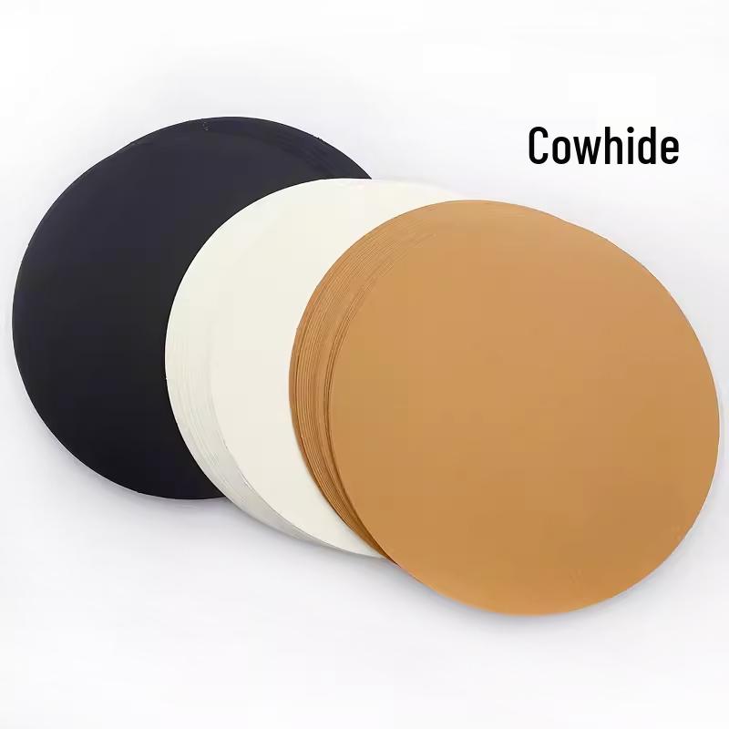 

Round Kraft Paper Sketch & Colored Pencil Drawing Sheets - 250g Black & White Cardstock for Kindergarten Crafts