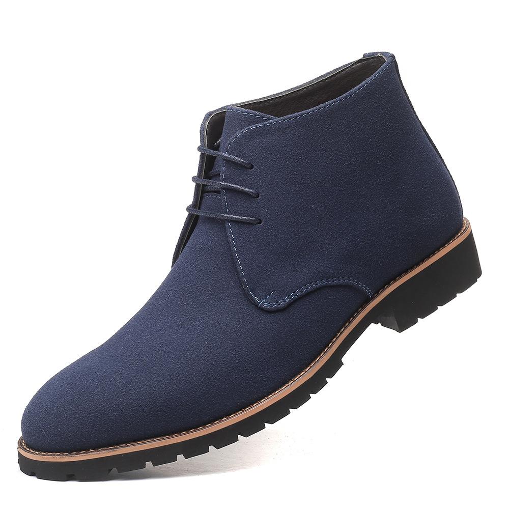 Fashion Men Classic Ankle Suede Leather