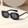 Square Sunglasses Street Shot Fashion Women'S Sunglasses High-End Macarons Thick Frame Oval Glasses Men